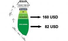 PRECIOS DE LAS ENTRADAS AL CONCIERTO DE METALICA EN BOGOTA